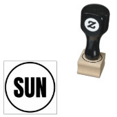 Sonntag Gummistempel (Stempel)