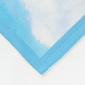 SONNTAG IM ZENTRALPARK Grosses Fleece Blanket (Ecke)