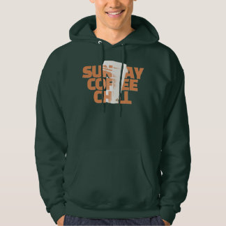 Sonntag Kaffee Chillen Grafik Hoodie