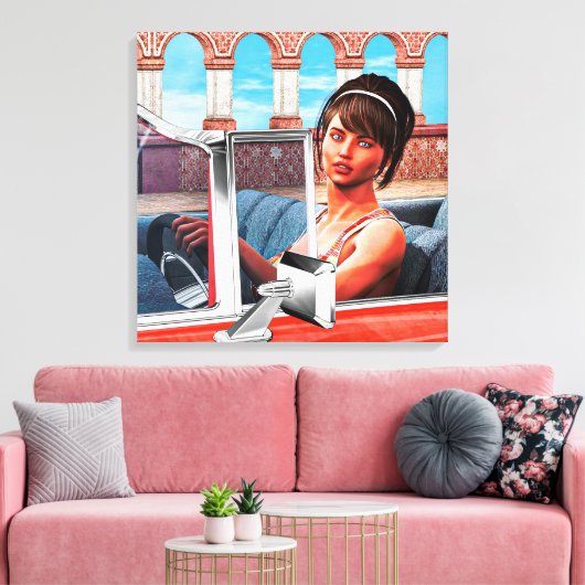 Sonntag Leinwanddruck (Insitu (Wohnzimmer))