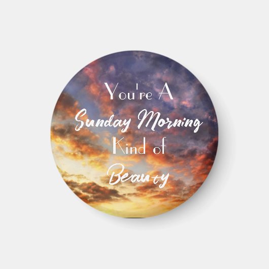 Sonntag Morgen Magnet (Vorne)