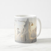 Sonntag Morgen Traumlandschaft Tasse (VorderseiteRechts)