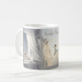Sonntag Morgen Traumlandschaft Tasse (Vorderseite Links)