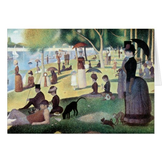 Sonntag Nachmittag Insel La Grande Jatte by Seurat (Vorderseite (Horizontal))