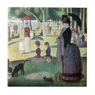 Sonntag Nachmittag Insel La Grande Jatte by Seurat Fliese