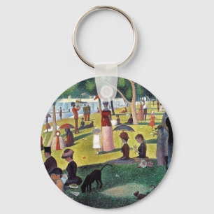 Sonntag Nachmittag La großes Jatte - Georges Schlüsselanhänger