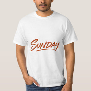 Sonntag   Original Grafik T-Shirt