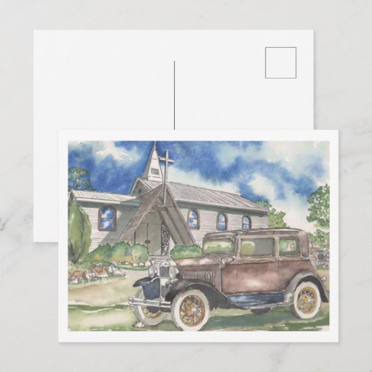 Sonntag Postkarte (Vorne/Hinten)