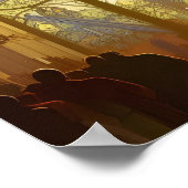 Sonntag-Service-Kirchenplakat Poster (Ecke)