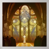 Sonntag-Service-Kirchenplakat Poster (Vorne)