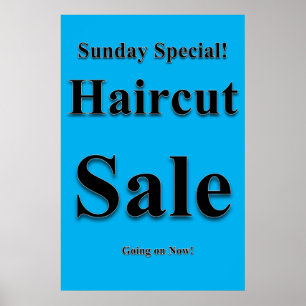 Sonntag Special Beauty Salon Poster
