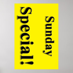 Sonntag Special Beauty Salon Poster