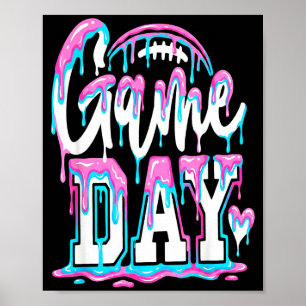Sonntag Spieltag American Football Funday Fans Mee Poster