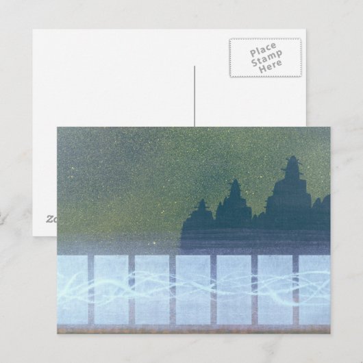 Sonntagabend Djenne Mali Postkarte (Vorne/Hinten)