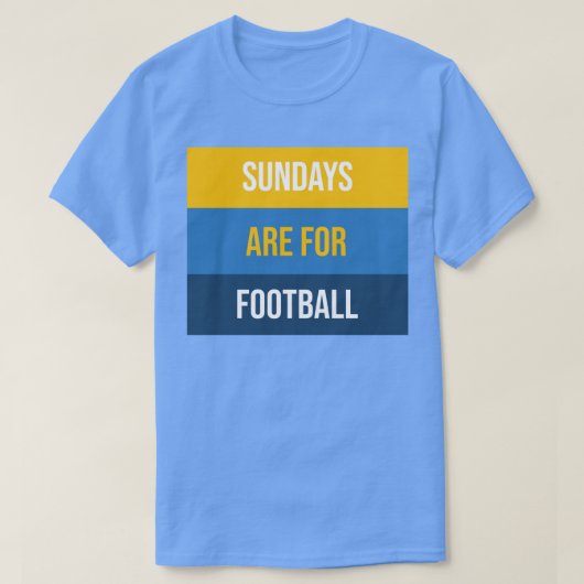 Sonntage sind für T-Shirt (Design vorne)