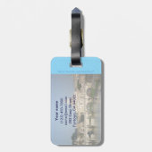 Sonntagmorgen in Rom Gepäckanhänger (Rückseite vertikal)