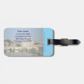 Sonntagmorgen in Rom Gepäckanhänger (Rückseite horizontal)