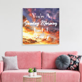 Sonntagmorgen Leinwanddruck (Insitu (Wohnzimmer))