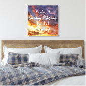 Sonntagmorgen Leinwanddruck (Insitu (Schlafzimmer))