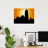 Sonntagmorgen Poster (Heimbüro)