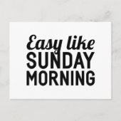 Sonntagmorgen Postkarte (Vorderseite)