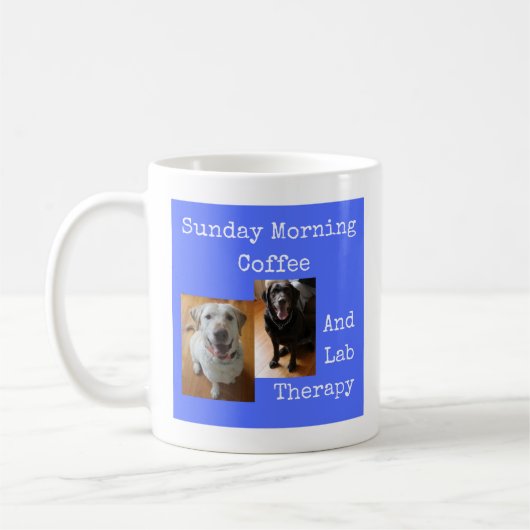 Sonntagmorgendtherapie - Tasse-A-Tude Kaffeetasse (Links)