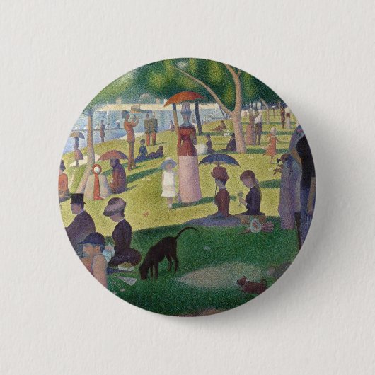 Sonntagnachmittag auf der Insel La Grande Jatt Button (Vorderseite)