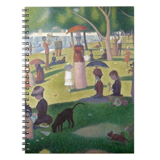 Sonntagnachmittag auf der Insel La Grande Jatt Notizblock (Vorderseite)