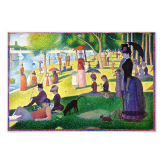 Sonntagnachmittag auf der Insel La Grande Jatte Fotodruck