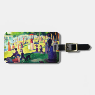 Sonntagnachmittag auf der Insel La Grande Jatte Gepäckanhänger