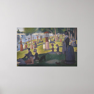 Sonntagnachmittag auf der Insel La Grande Jatte Leinwanddruck