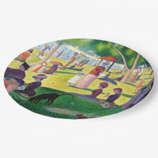 Sonntagnachmittag auf der Insel La Grande Jatte Pappteller