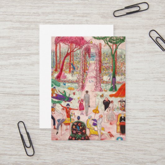 Sonntagnachmittag im Land Visitenkarte (Vorderseite/Rückseite Beispiel)