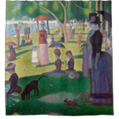 Sonntagnachmittag in La Grande Jatte, Seurat Duschvorhang (Vorderseite)