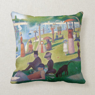 Sonntagnachmittag in La Grande Jatte, Seurat Kissen