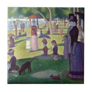 Sonntagnachmittag in La Grande Jatte von Seurat Fliese