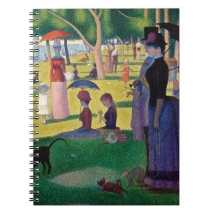 Sonntagnachmittag in La Grande Jatte von Seurat Notizblock