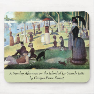 Sonntagnachmittag, Island La Grande Jatte von Seur Mousepad