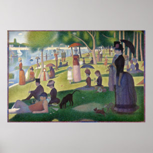 Sonntagnachmittag Seurat Neo Impressionist Malerei Poster