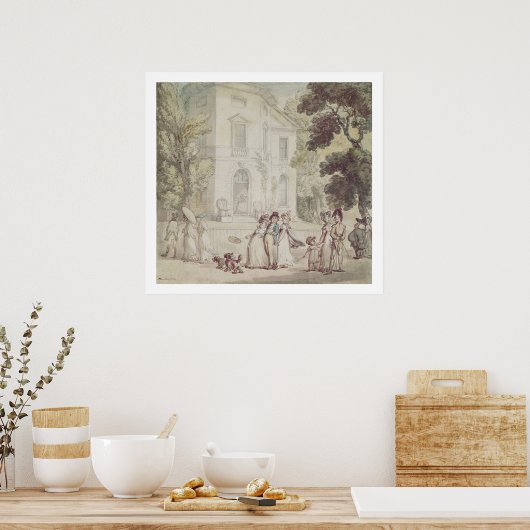 Sonntagnachmittagspromenade Poster (Küche)