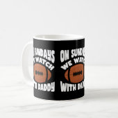 Sonntags beobachten wir mit Daddy Kaffeetasse (Vorderseite Links)