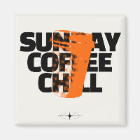 Sonntags-Coffee-Chill - Urban Halftone-Grafik-Zita