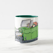 Sonntags-Fahrer-Tasse Zweifarbige Tasse (Mittel)