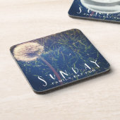 Sonntags-Familie essen Spaß Untersetzer (Linke Seite)