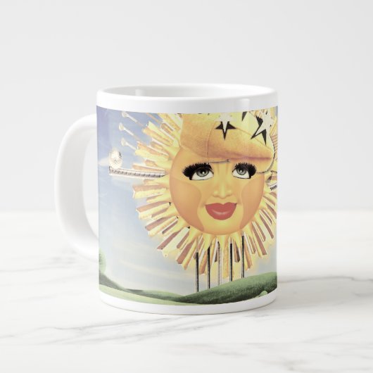 SONNTAGS GOLF! Jumbo-Tasse (Vorderseite Links)