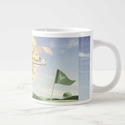 SONNTAGS GOLF! Jumbo-Tasse (Rechts)