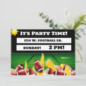 SONNTAGS NACHT FUSSBALL! EINLADUNG (Stehend Vorderseite)