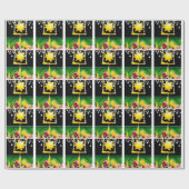 SONNTAGS NACHT FUSSBALL GESCHENKPAPIER (Flach)