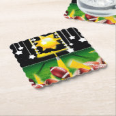 SONNTAGS NACHT FUSSBALL! UNTERSETZER (angewinkelt)