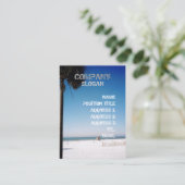 Sonntags-Palme Visitenkarte (Stehend Vorderseite)